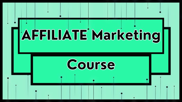 Affiliate Course: Earn More, Work Less