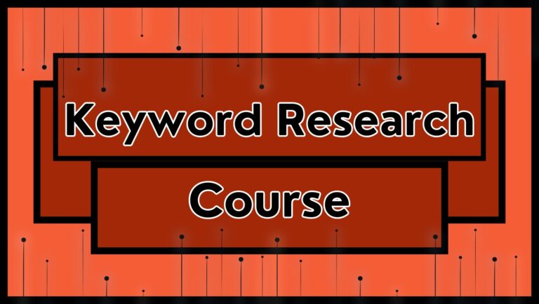 Keyword Research Course: Find & Target Winning Keywords